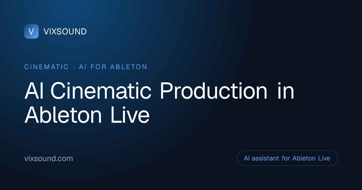 AI Cinematic Production in Ableton Live